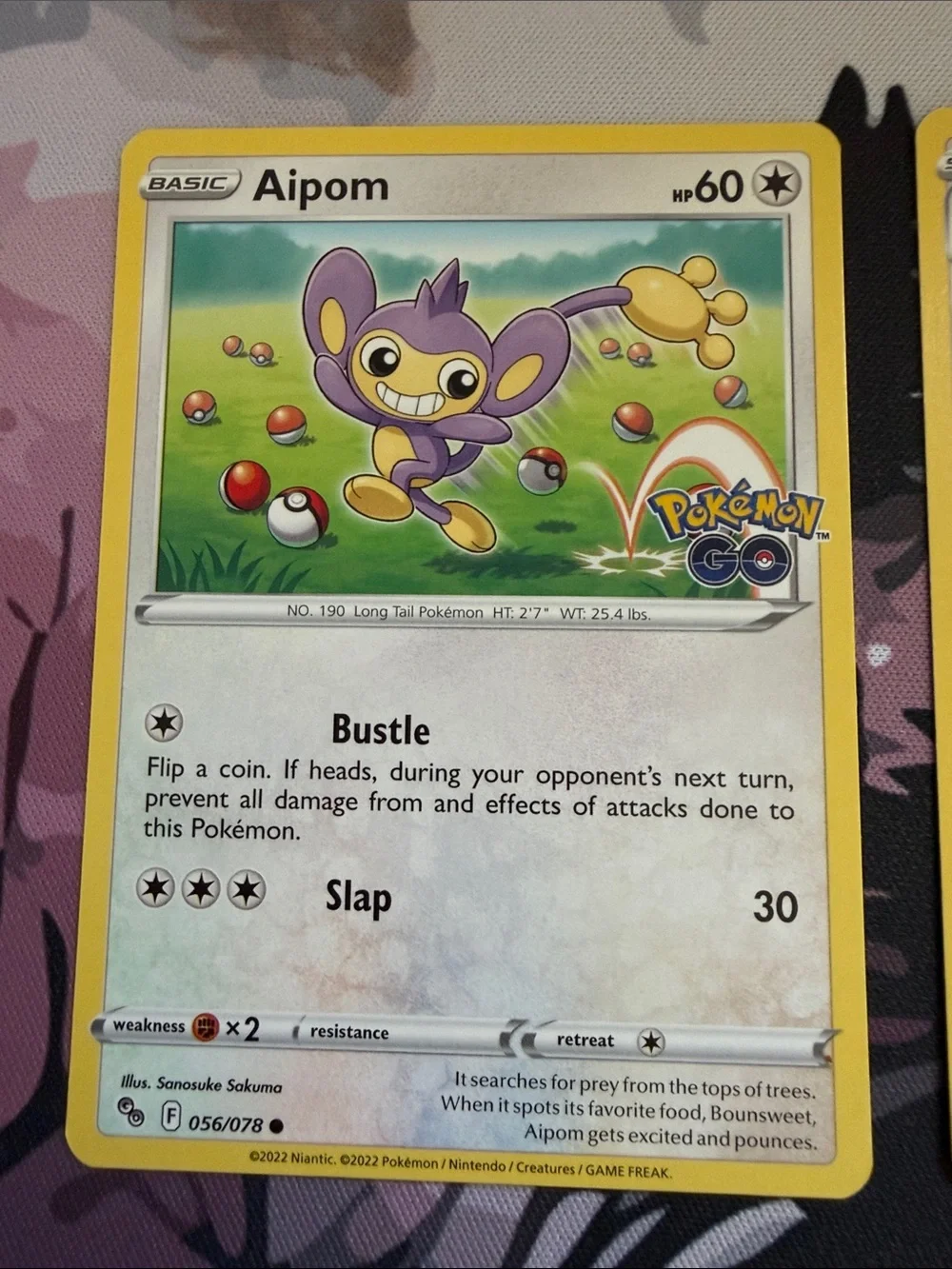 Aipom & Ambipom Collection Lot | Paradox Rift, Twilight Masquerade & Pokémon GO